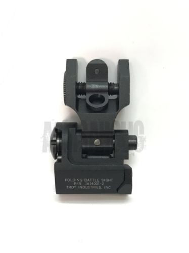 Load image into Gallery viewer, Metal Rail-mounted Rear Folding Battle Sight (Black) #EX-062 for Tactical Airsoft
