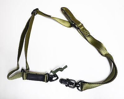 Airsoft MS2 2-Point style Sling Belt  tactical heavy metal buckle-Green