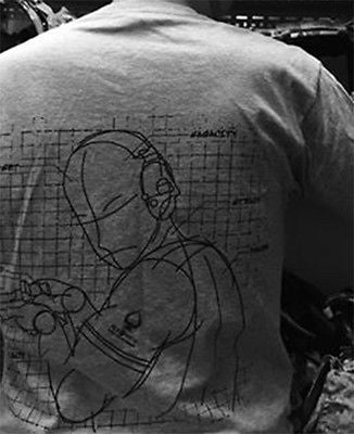 Load image into Gallery viewer, ACE1ARMS Men Tee T-Shirt Premium Cotton (Grey) - XL