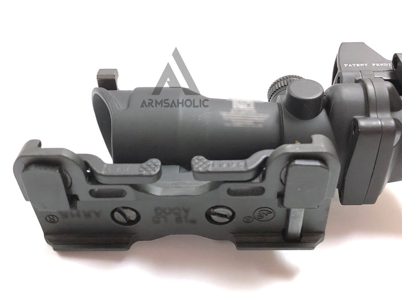Load image into Gallery viewer, ACM ACO 4x32 Red Fiber Scope with RMR Sight A-Style Mount (Black) for Tactical Airsoft