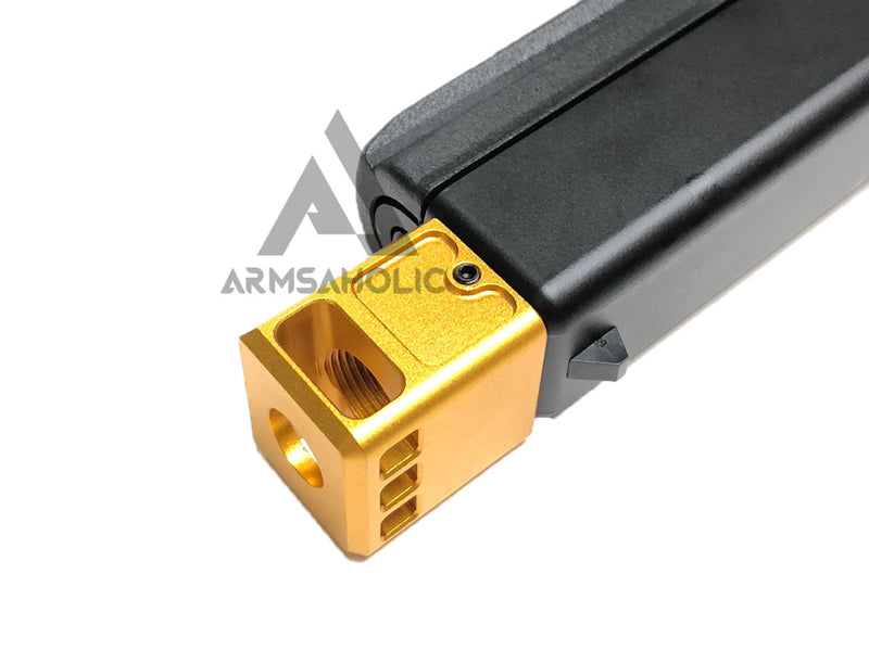 Load image into Gallery viewer, 5KU 14mm- CCW (negative/Anti-Clockwise) Stubby Comp Compensator for G Series - Gold #GB-448-G