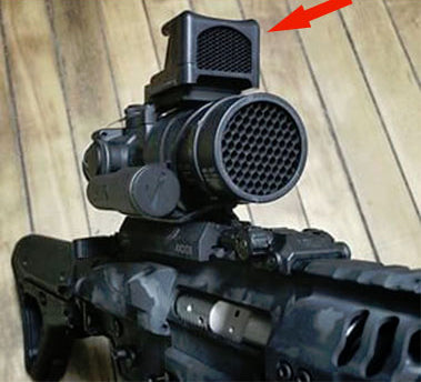 Load image into Gallery viewer, ACM Kill Flash for RMR Red Dot - Black
