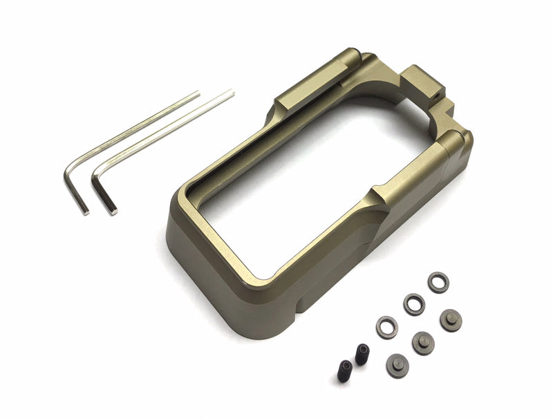 Load image into Gallery viewer, ACM Lan-style Adaptive Magwell for M4 / M16 Airsoft GBB / AEG - FDE