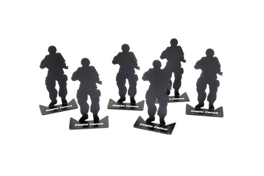 ARMYFORCE Soldier Silhouette Metal Mini Target