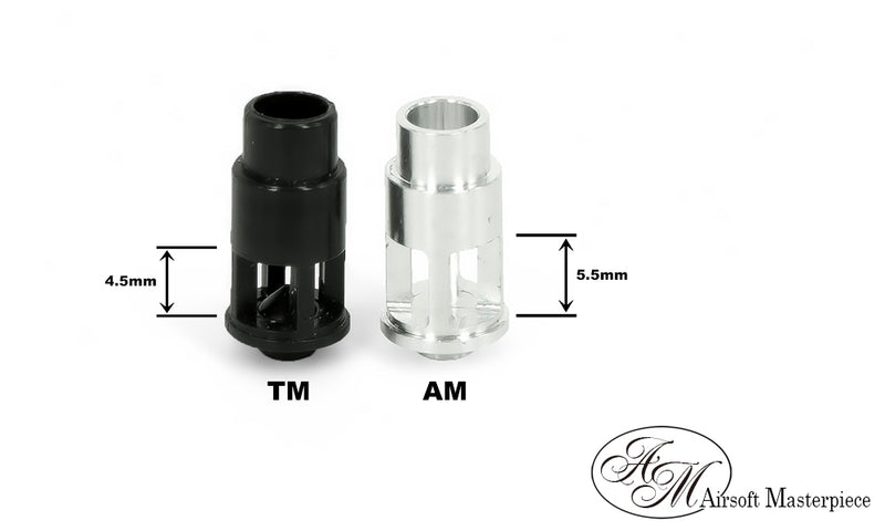 Load image into Gallery viewer, Airsoft Masterpiece (AM) Aluminum High Flow Nozzle Valve for Hi-Capa 5.1 / 1911