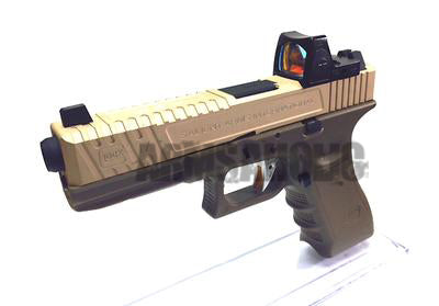 Load image into Gallery viewer, ArmsAholic Custom SAI Costa style with RMR GBB Pistol - FDE color