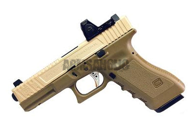 Load image into Gallery viewer, ArmsAholic Custom SAI Costa style with RMR GBB Pistol - FDE color