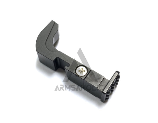 Bomber Airsoft Aluminum Extended Magazine Release for Marui / KJ / WE G-series GBB (Black)