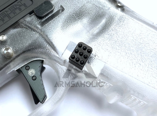 Bomber Airsoft Aluminum Extended Magazine Release for Marui / KJ / WE G-series GBB (Black)