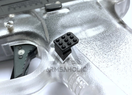 Bomber Airsoft Aluminum Extended Magazine Release for Marui / KJ / WE G-series GBB (Black)