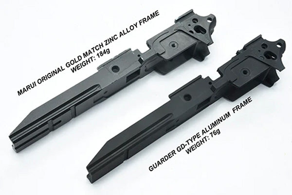 Load image into Gallery viewer, Guarder Aluminum Frame for MARUI HI-CAPA 5.1 (GD Type/NO Marking/Black) #CAPA-62(B)