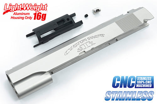 Load image into Gallery viewer, Guarder Stainless CNC Slide for MARUI HI-CAPA 5.1 (STI Custom/Silver)#CAPA-65(C)SV