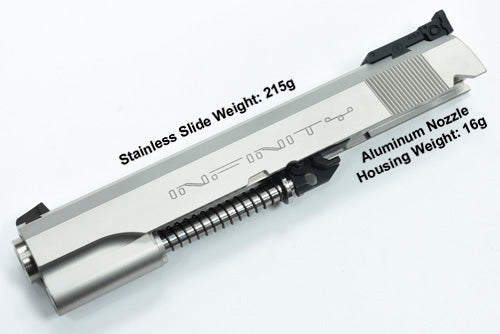 Load image into Gallery viewer, Guarder Stainless CNC Slide for MARUI HI-CAPA 5.1 (INFINITY/Silver)#CAPA-65(I)SV