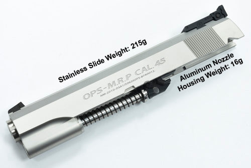 Load image into Gallery viewer, Products
Guarder Stainless CNC Slide for MARUI HI-CAPA 5.1 (OPS/Silver) #CAPA-65(O)SV *NS