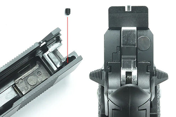 Load image into Gallery viewer, Guarder Steel CNC Slide for TOKYO MARUI HI-CAPA 5.1 Gold Match (STI Custom/Black) #CAPA-66(C)BK