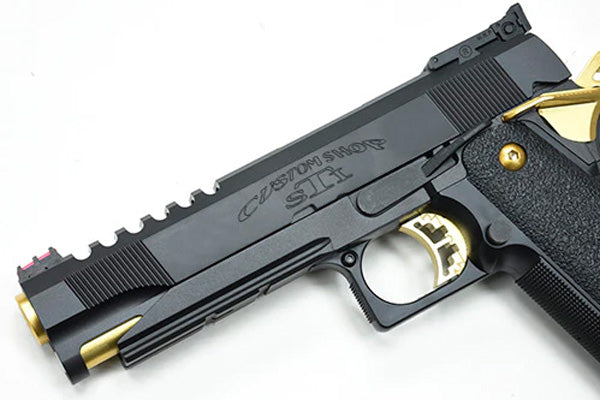 Load image into Gallery viewer, Guarder Steel CNC Slide for TOKYO MARUI HI-CAPA 5.1 Gold Match (STI Custom/Black) #CAPA-66(C)BK