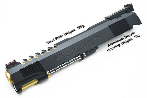 Load image into Gallery viewer, Guarder Steel CNC Slide for MARUI HI-CAPA 5.1 Gold Match (OPS/Black)#CAPA-66(O)BK