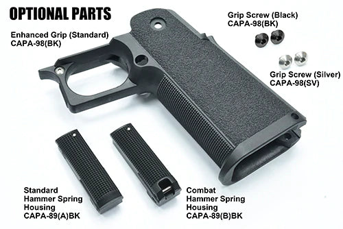 Load image into Gallery viewer, Guarder Enhanced Grip For MARUI HI-CAPA Series Standard (Black) #CAPA-99(BK)