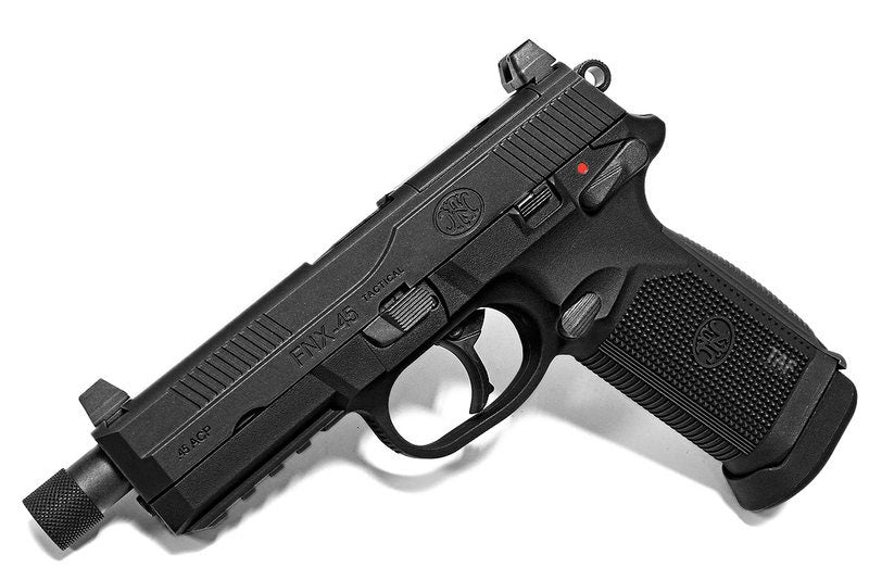 Load image into Gallery viewer, Cybergun FNX-45 Tactical Gas Blowback Pistol - Black