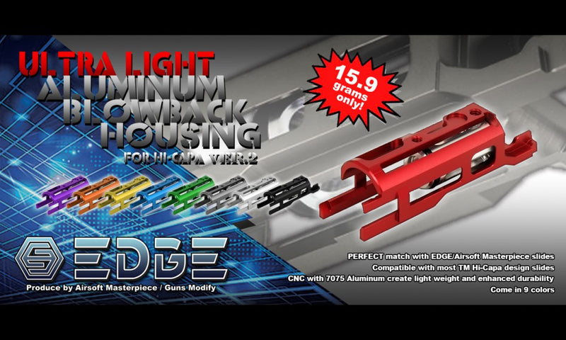 Load image into Gallery viewer, EDGE Custom Aluminum Blowback Housing Ver.2 for Hi-CAPA/1911 #EDGE-BBH2