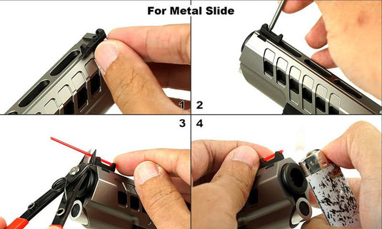 EDGE Custom "BULLSEYE" Advance Steel Front Sight for Hi-CAPA Competition 1.5mm