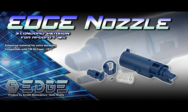 Load image into Gallery viewer, EDGE Custom "Standard Version" Nozzle for Hi-CAPA/1911 - Blue