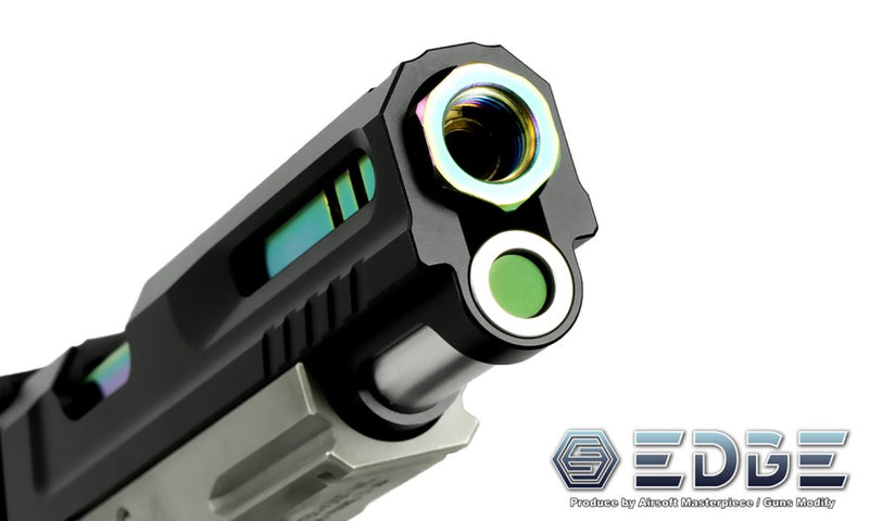 Load image into Gallery viewer, EDGE Custom “HEXA” Stainless Steel Outer Barrel for Hi-CAPA 5.1
