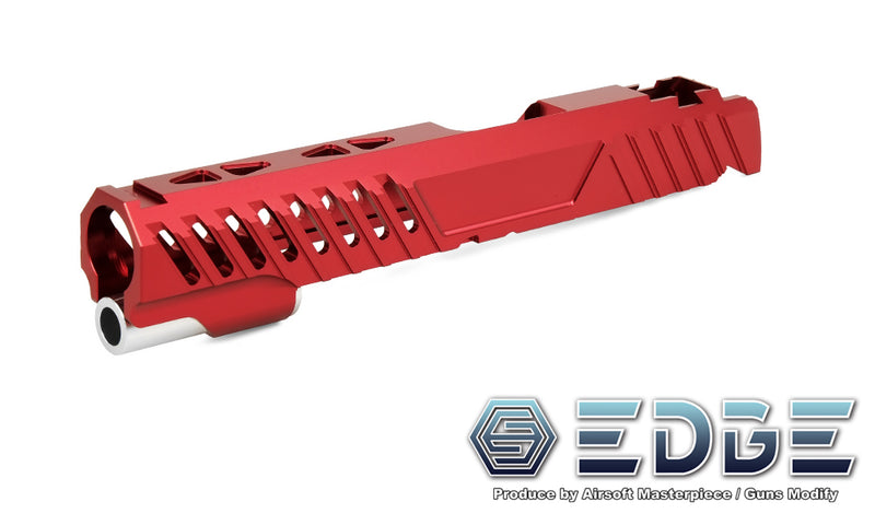 Load image into Gallery viewer, EDGE Custom "RAZOR" Aluminum Standard Slide for Hi-CAPA/1911 Red