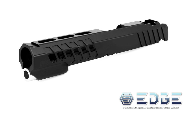 Load image into Gallery viewer, EDGE Custom &quot;ANA&quot; Aluminum Standard Slide for Hi-CAPA/1911 Black
