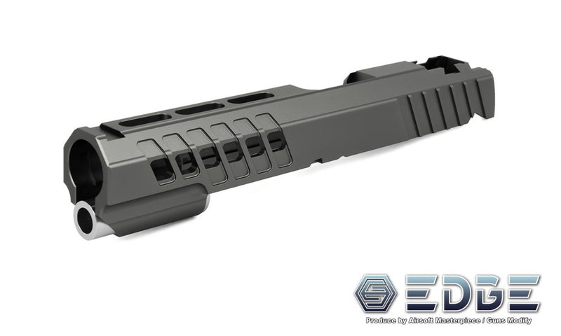 Load image into Gallery viewer, EDGE Custom &quot;ANA&quot; Aluminum Standard Slide for Hi-CAPA/1911 Black
