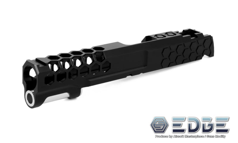 Load image into Gallery viewer, EDGE Custom "HIVE" Aluminum Standard Slide for Hi-CAPA/1911 Black