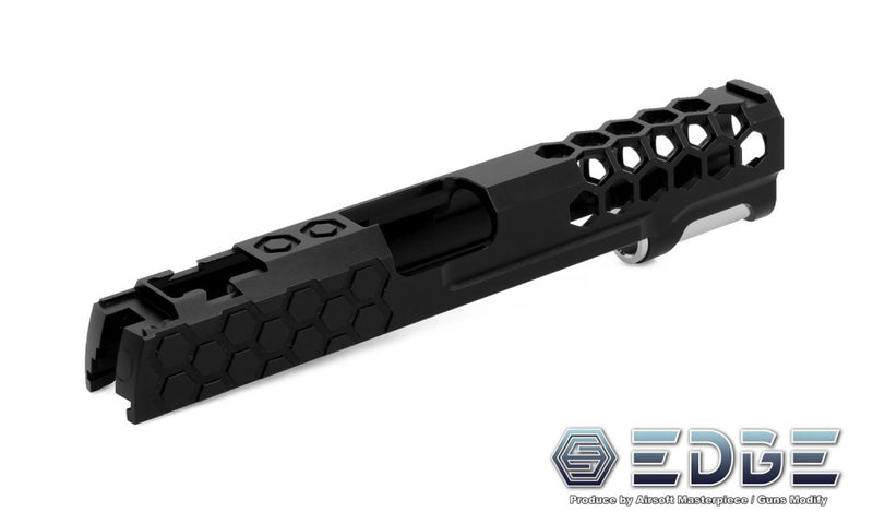 Load image into Gallery viewer, EDGE Custom "HIVE" Aluminum Standard Slide for Hi-CAPA/1911 Black