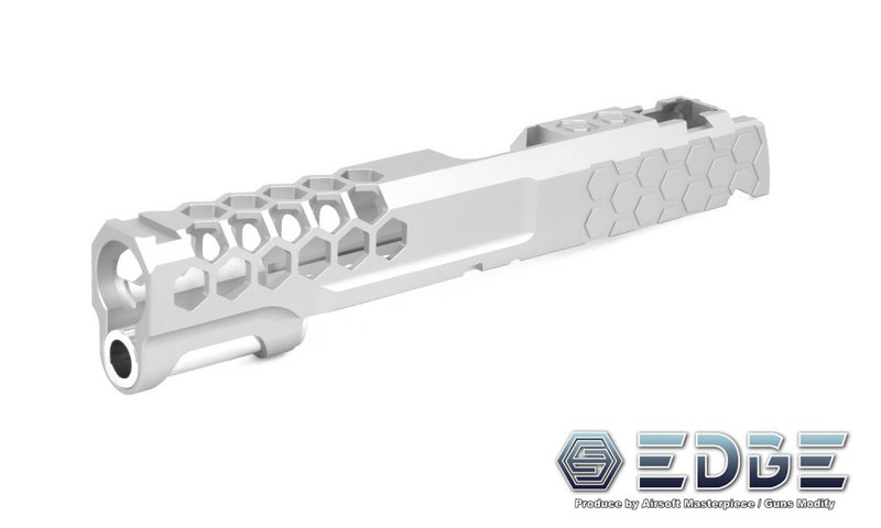 Load image into Gallery viewer, EDGE Custom "HIVE" Aluminum Standard Slide for Hi-CAPA/1911 Sliver