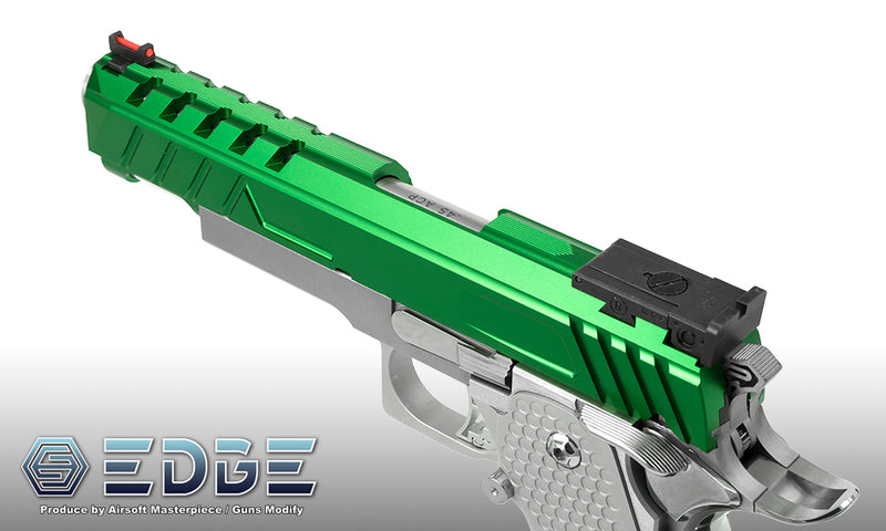 Load image into Gallery viewer, EDGE Custom "DIVA" Aluminum Standard Slide for Hi-CAPA/1911 Black