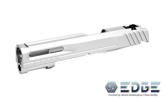 EDGE Custom "NORRIS" Aluminum Standard Slide for Hi-CAPA/1911 - Silver