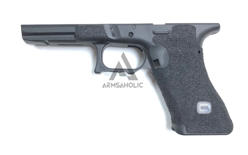 Load image into Gallery viewer, ArmsAholic Custom FI-style Lower Frame for Marui G17 / G18C Airsoft GBB - Black New Version
