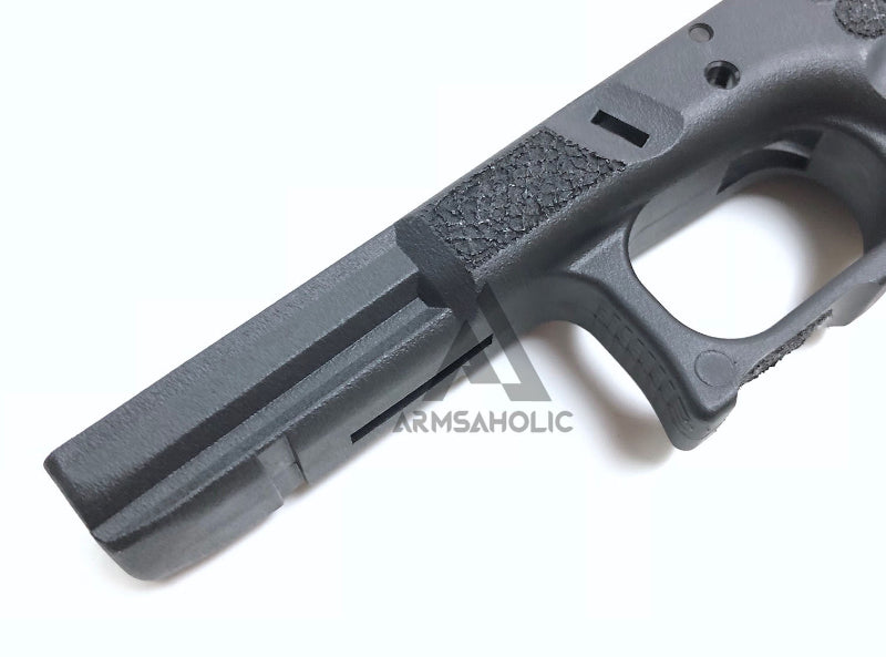 Load image into Gallery viewer, ArmsAholic Custom FI-style Lower Frame for Marui G17 / G18C Airsoft GBB - Black New Version
