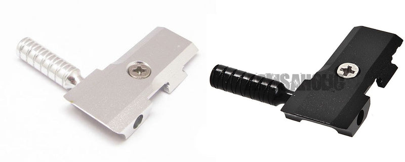 Load image into Gallery viewer, 5KU Round Cocking Handle for Marui Hi-Capa (Black/Silver) #GB-283