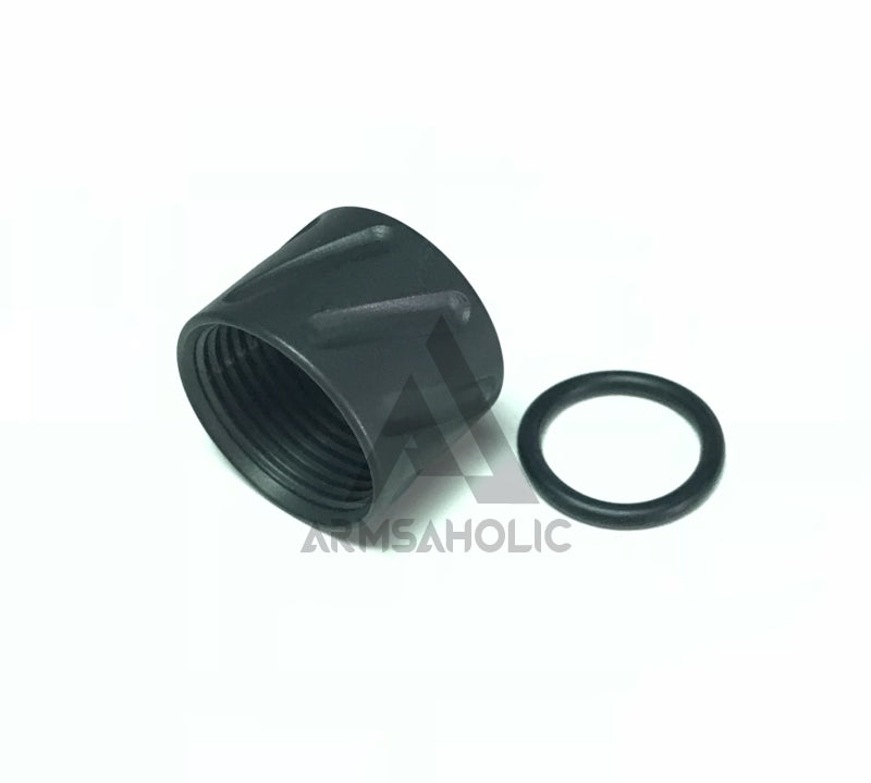 Load image into Gallery viewer, 5KU Diagonals Knurled Thread Protector -14mm CCW #GB-456