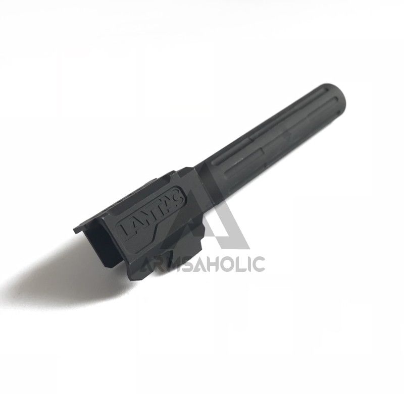 Load image into Gallery viewer, 5KU 9INE Type Fluted Outer Outer Barrel For Marui G17 GBB #GB-459 BLACK