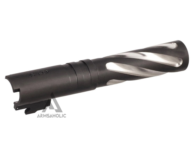 Load image into Gallery viewer, 5KU Tornado 4.3 inch Stainless Outer Barrel for Hi-CAPA (M11 CW) Black #GB-486-BK
