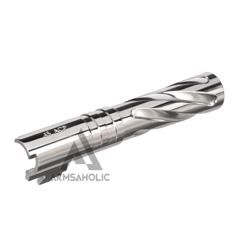 Load image into Gallery viewer, 5KU Tornado 4.3 inch Stainless Outer Barrel for Hi-CAPA (M11 CW) Silver #GB-486