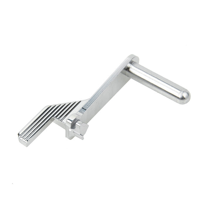 Load image into Gallery viewer, 5KU Stainless Steel Extended Slide Stop (Type 2) For Tokyo Marui Hi-Capa GBB (Silver) #GB-503-SV
