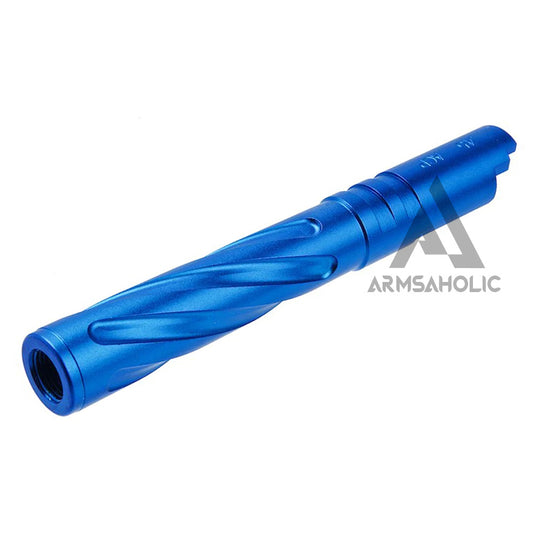 5KU Rainbow Tornado Threaded Outer Barrel for TM Marui 5.1 Hi-Capa Series (+11mm CCW) GB-521-Blue