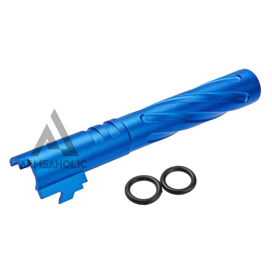5KU Rainbow Tornado Threaded Outer Barrel for TM Marui 5.1 Hi-Capa Series (+11mm CCW) GB-521-Blue