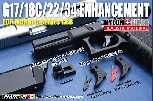Guarder Smooth Trigger For MARUI G18C/22/34 GBB (Black)