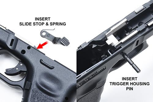 Load image into Gallery viewer, Guarder G17/18C/22/34 New Generation Frame Rail Mount (Black) #GLK-139(BK)