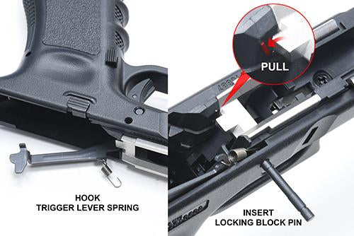 Load image into Gallery viewer, Guarder G17/18C/22/34 New Generation Frame Rail Mount (Black) #GLK-139(BK)