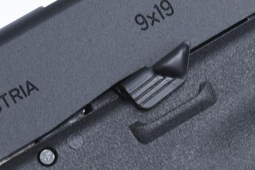 Load image into Gallery viewer, Guarder Extended Slide Stop for MARUI G19 (Black) #GLK-155(B)BK
