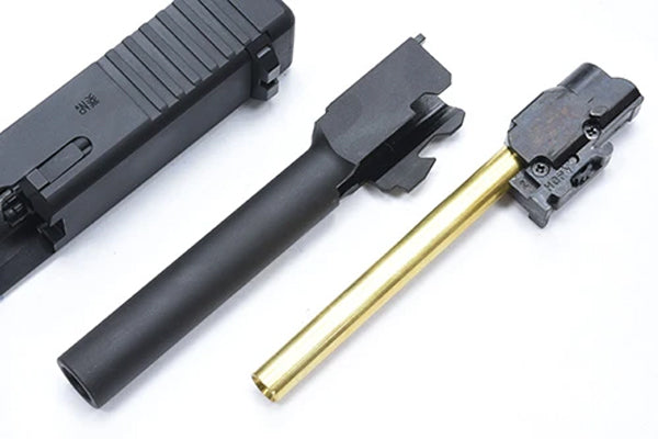 Load image into Gallery viewer, Guarder One Piece Realistic Steel Outer Barrel for MARUI G17/G18C (Black) - 2019 Ver. #GLK-22(BK)